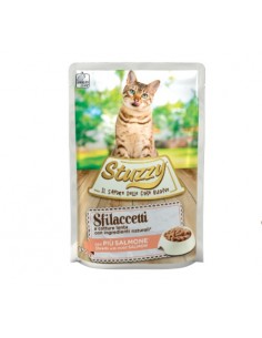 Stuzzy Cat Sfilaccetti Con Salmone Gg 85. Cibo Umido Per Gatti
