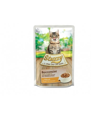 Stuzzy Cat Bocconi Con Pollo gr 85. Cibo Umido Per Gatti