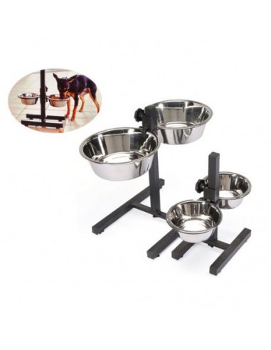 Doggy Bar Kit Supporto Ciotole.C026/4. Ciotole Per cani