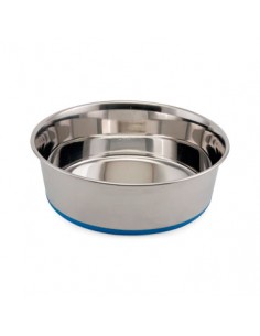 Ciotola In Acciaio Fondo in Gomma 4,22L. Ciotola Per Cani