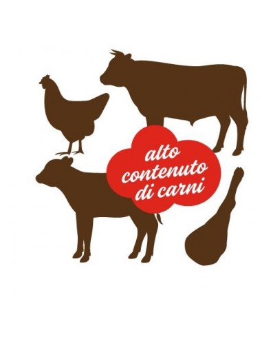 Stuzzy Cat Multipack Pollo Vitello Prosciutto Manzo 48x85 gr. Cibo Umido Per Gatti