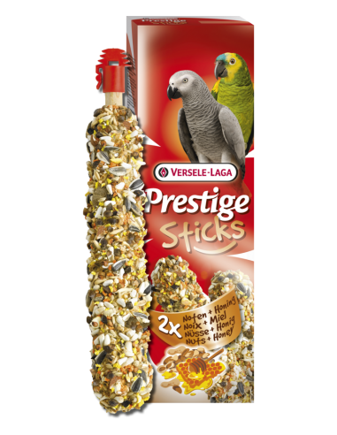 Versele Laga Stick Pappagalli Noci e Miele 2 pz da gr 70. Mangime Per Uccelli
