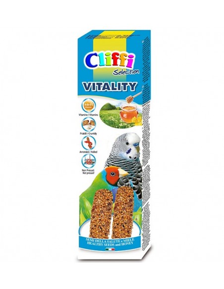 Cliffi Stick Pappagallini Esotici Vitality Semi della Salute gr 60. Mangime Per Uccelli