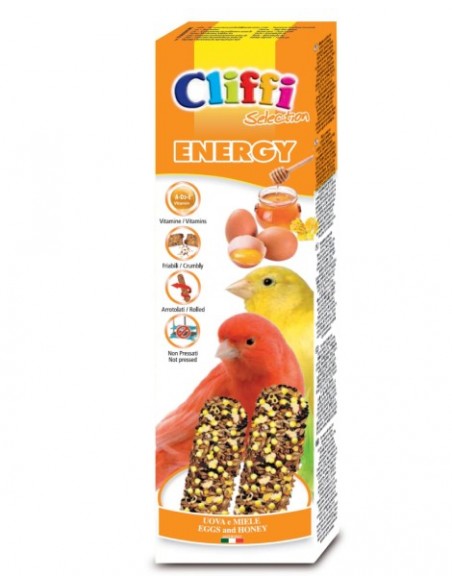 Cliffi Stick Canarini Energy Uova e Miele gr 60. Mangime Per Uccelli