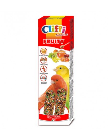 Cliffi Stick Canarini Fruity Frutta e Miele gr 60. Mangime per Uccelli