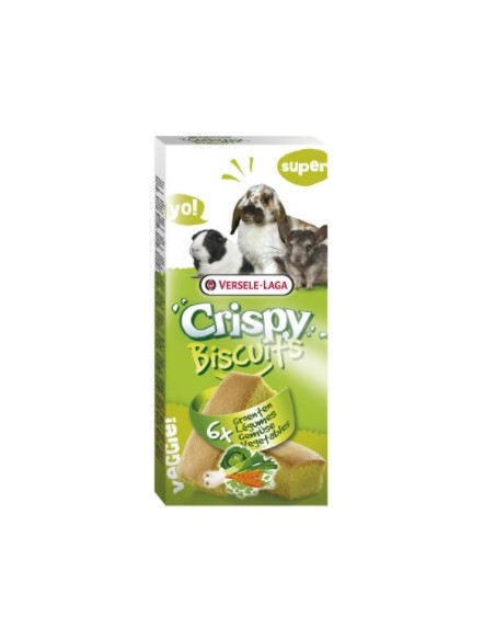 Versele Laga Crispy Biscuits Con Verdure gr 70. Alimento Per Roditori