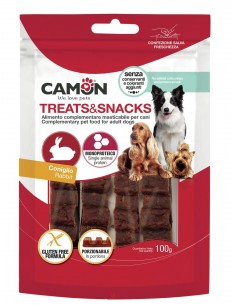 Barretta porzionabile coniglio 100 g. Snack Per Cani