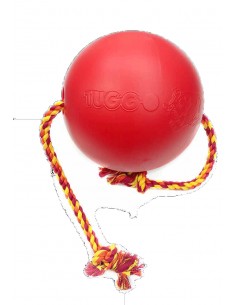 Tuggo Palla con corda mis.m 17,8 cm. Giochi Per Cani