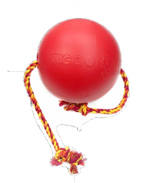 Tuggo Palla con corda mis.m 17,8 cm. Giochi Per Cani