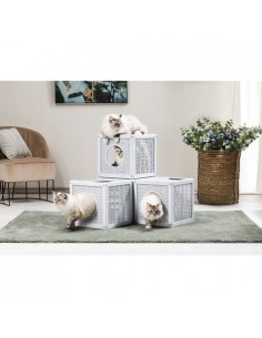 Cuccia Gioco Qublo' Color Ghiaccio. Cuccia Per Gatti