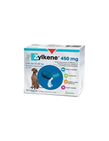 Zylkene 20 compresse da mg 450. Integratori Per Cani
