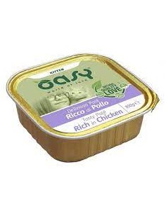 Oasy Cat Delizioso Patè Kitten Pollo Gr.100. Cibo Per Cuccioli Di Gatto