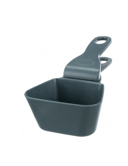 Paletta per il cibo con scala in ml (fino a 250 ml) in plastica con chiusura a clip