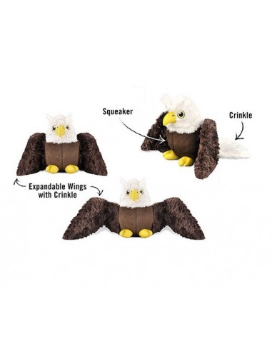 Gioco Play Animali, Aquila Peluche.Giochi per Cani