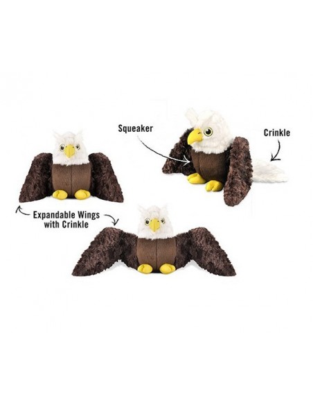Gioco Play Animali, Aquila Peluche.Giochi per Cani
