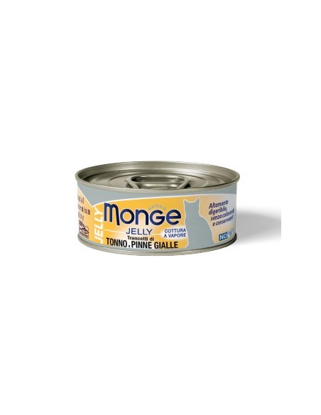 Monge Natural Tonno A Pinne Gialle  Con Pollo GR.80. Cibo Umido Per Gatti