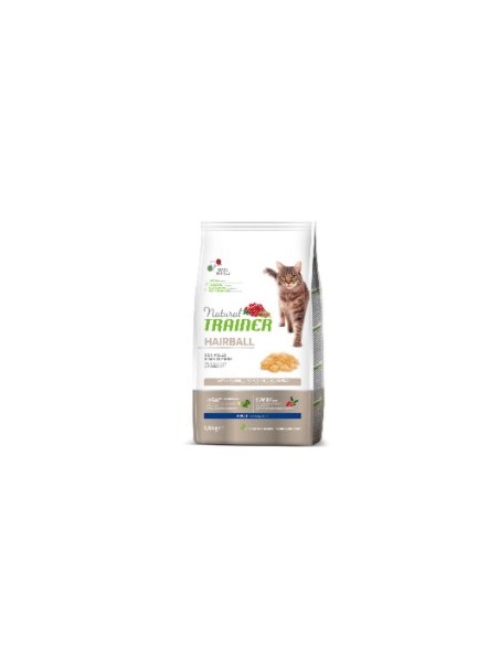 Trainer Gatto Hairball Pollo e Mix Di Fibre gr 300 .Cibo Secco Per Gatti