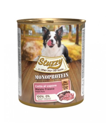 Stuzzy Dog Monoproteico Maiale gr 800. Cibo Umido per Cani