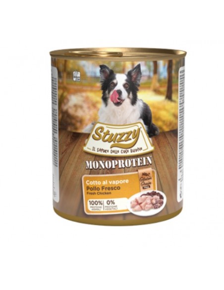 Stuzzy Dog Monoproteico Pollo gr 800. Cibo Umido per Cani