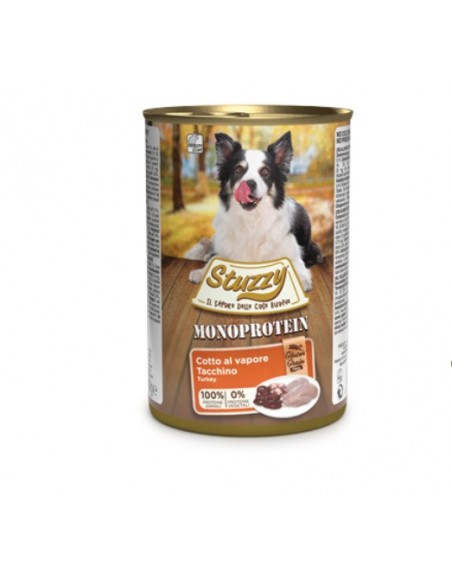 Stuzzy Dog Monoproteico Tacchino gr 400. Cibo Umido per Cani