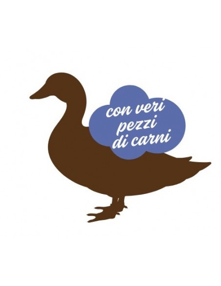 Mister Stuzzy Dog con anatra Gr.300 Cibo Umido per Cani Adulti