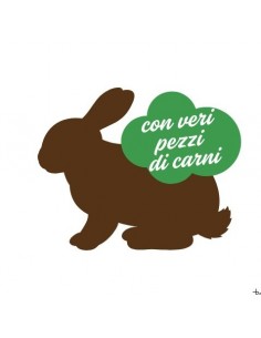 Mister Stuzzy, Cibo Umido per Cani Adulti al Gusto Coniglio, Paté e Carni in Pezzi. 2