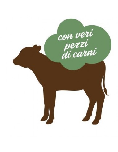 Mister Stuzzy, Cibo Umido per Cani Adulti al Gusto Vitello e Carote, Paté e Carni in Pezzi