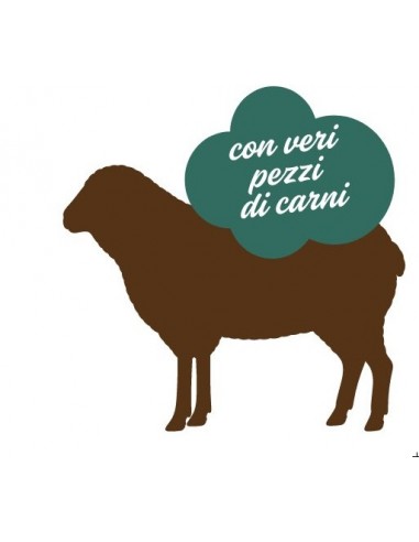 Mister Stuzzy Dog con Agnello e Riso GR.150 Cibo per Cani Patè e Carne in Pezzi