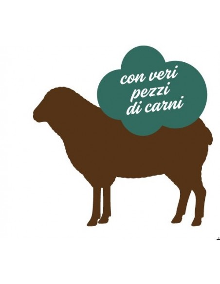 Mister Stuzzy Dog con Agnello e Riso GR.150 Cibo per Cani Patè e Carne in Pezzi