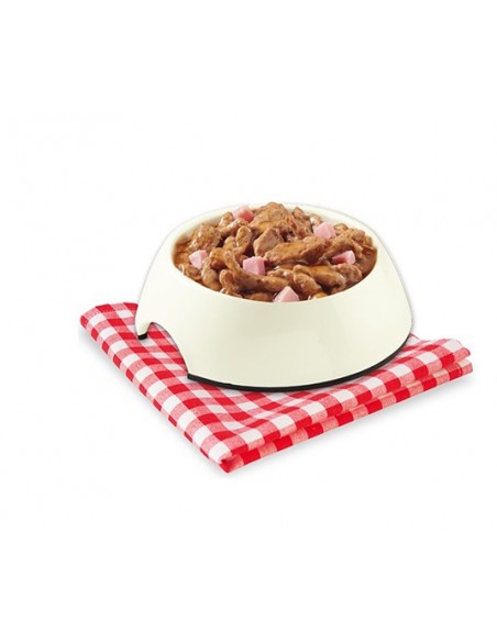 Stuzzy Dog Speciality Pollo e Prosciutto. Busta gr 100. Alimento Per Cani