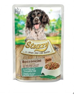 Stuzzy Dog Con Vitello e Fagiolini Jelly Gr 100. Cibo Umido Per Cani