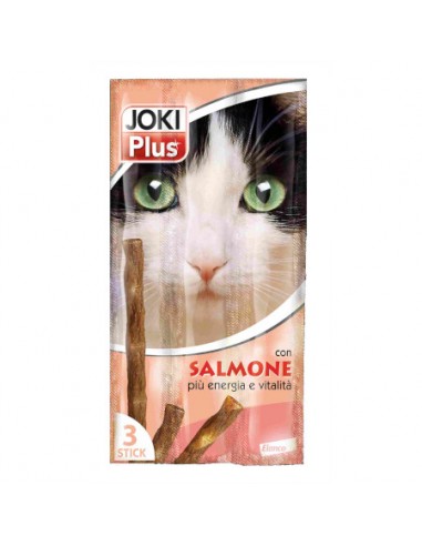 Joki Plus Gatto Salmone 3pz Snack per Gatti