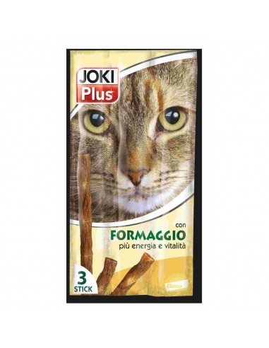Joki Plus Gatto con Formaggio 3 Stick Snack per Gatti