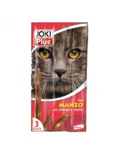 Joki Plus Gatto Manzo 3pz Snack per Gatti
