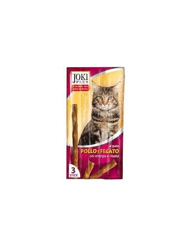 Joki Plus Gatto Pollo e Fegato 3 Stick Snack per Gatti