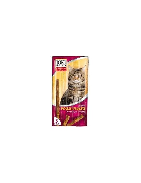 Joki Plus Gatto Pollo e Fegato 3 Stick Snack per Gatti