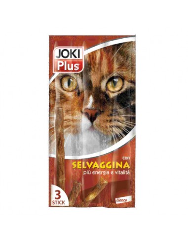 Joki Plus Gatto Selvaggina 3 Sticks Elanco . Snack Per Gatti