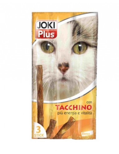 Joki Plus Gatto Tacchino 3pz Snack per Gatti