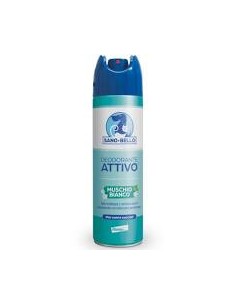 Deodorante Attivo Muschio Bianco ml 250. Elanco Igiene Per Cani