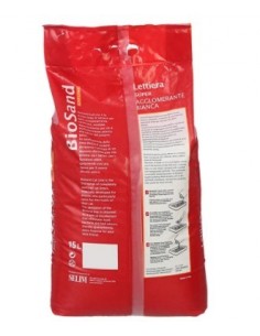Biosand Bianca Super lt. 15 Lettiera Agglomerante. lettiera per gatti 2