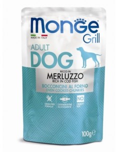 Monge Busta Grill Merluzzo gr 100. Alimento Per Cani