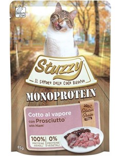 Stuzzy Cat Monoproteico Prosciutto gr 85. Cibo Umido Per Gatti