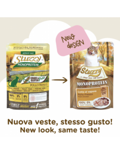 Stuzzy Cat Monoproteico Pollo Fresco  gr 85. Cibo Umido Per Gatti