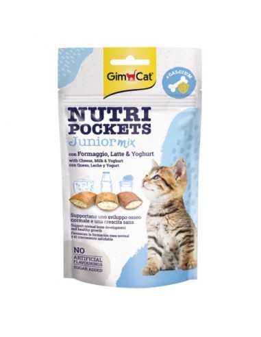 GimCat Nutri Pockets Junior Mix 60g - Snack Per Gatti