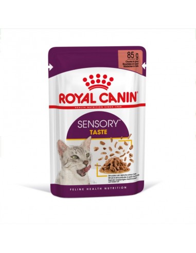 Royal Canin Sensory Taste in Gelatina gr 85. Cibo Umido Per Gatti