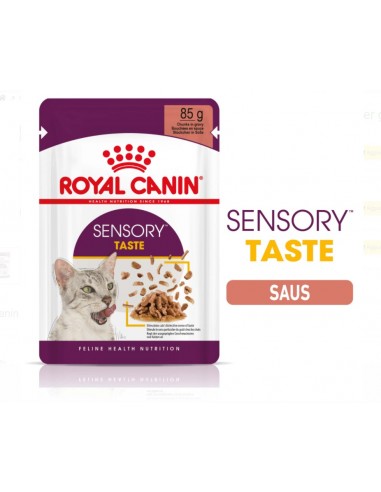 Royal Canin Sensory Taste in Salsa gr 85. Cibo Umido Per Gatti