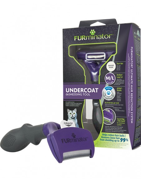 Furminator Gatto Medium Large  Pelo Corto. Igiene Per Gatti