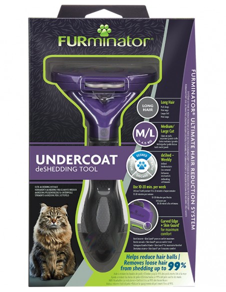 Furminator Gatto Medium Large Pelo Lungo. Igiene Per Gatti