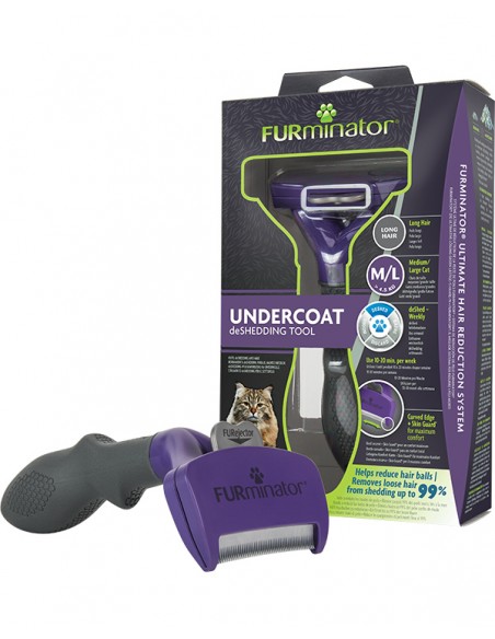 Furminator Gatto Medium Large Pelo Lungo. Igiene Per Gatti
