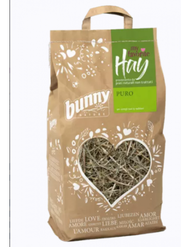 Bunny My Favorite Hay Fieno Fresco da Prati Permanenti Puro gr.100 Fieno